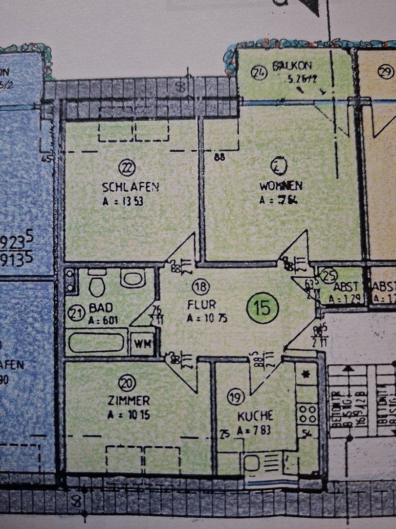 Predaj bytu 3-izbový 71 m², Neumünster, Šlezvicko-Holštajnsko Predaj bytu 3-izbový 71 m², Neumünster, Šlezvicko-Holštajnsko