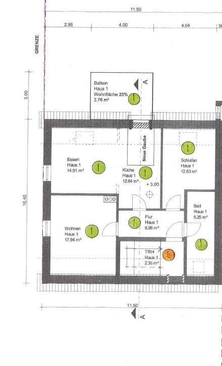 Predaj bytu 4-izbový 70 m², Auf der Adt 10, Saarbrücken, Sársko Predaj bytu 4-izbový 70 m², Auf der Adt 10, Saarbrücken, Sársko