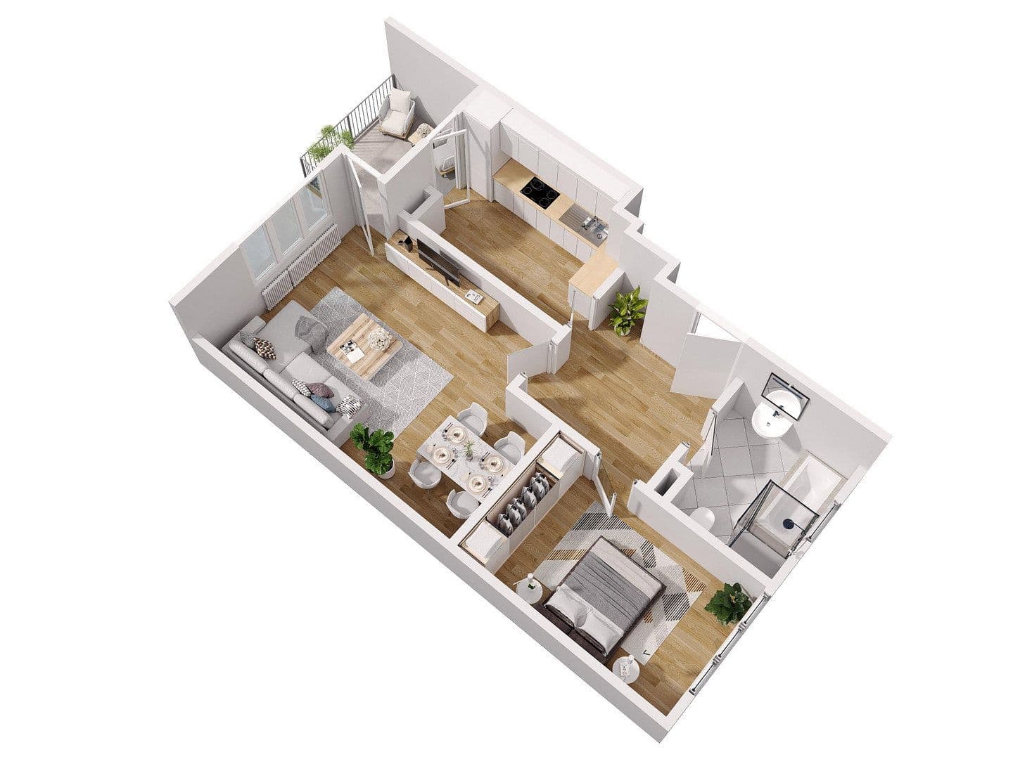 Predaj bytu 2-izbový 61 m², Zum Teich 14a, Potsdam, Brandenbursko Predaj bytu 2-izbový 61 m², Zum Teich 14a, Potsdam, Brandenbursko