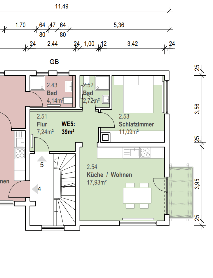 Prenájom bytu 3-izbový 72 m², Loppengasse 21 A, Nußloch, Bádensko-Wurttembersko Prenájom bytu 3-izbový 72 m², Loppengasse 21 A, Nußloch, Bádensko-Wurttembersko