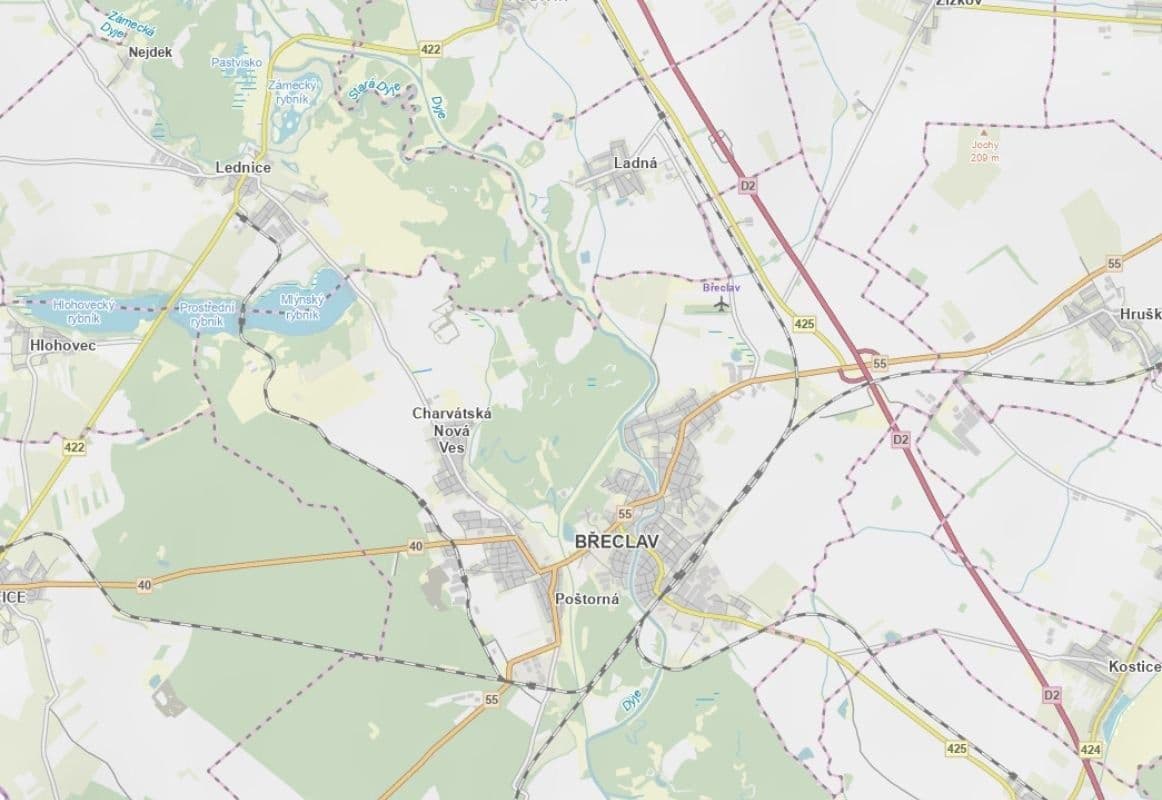 Predaj pozemku 3.585 m², Břeclav, Jihomoravský kraj Predaj pozemku 3.585 m², Břeclav, Jihomoravský kraj