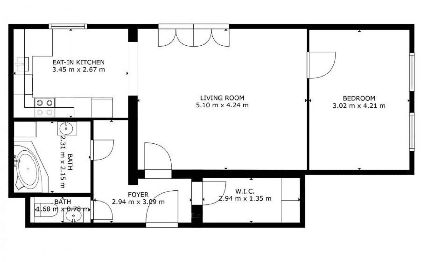 Predaj bytu 2-izbový 63 m², Národních hrdinů, Praha, Praha Predaj bytu 2-izbový 63 m², Národních hrdinů, Praha, Praha