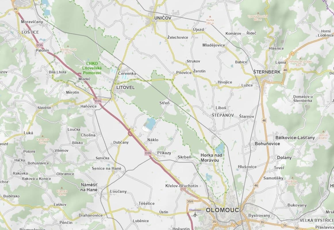 Predaj pozemku 22.723 m², Červenka, Olomoucký kraj Predaj pozemku 22.723 m², Červenka, Olomoucký kraj