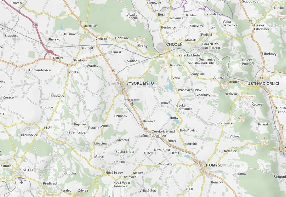 Predaj pozemku 11.820 m², Vraclav, Pardubický kraj Predaj pozemku 11.820 m², Vraclav, Pardubický kraj