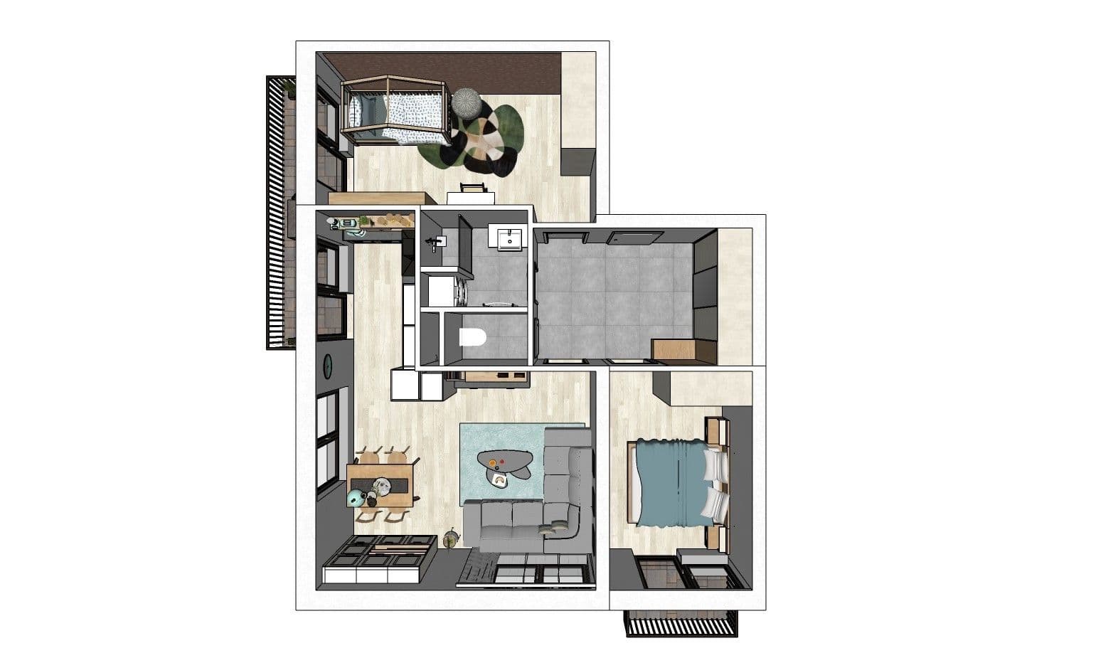 Predaj bytu 3-izbový 72 m², Otakara Kubína, Boskovice, Jihomoravský kraj Predaj bytu 3-izbový 72 m², Otakara Kubína, Boskovice, Jihomoravský kraj