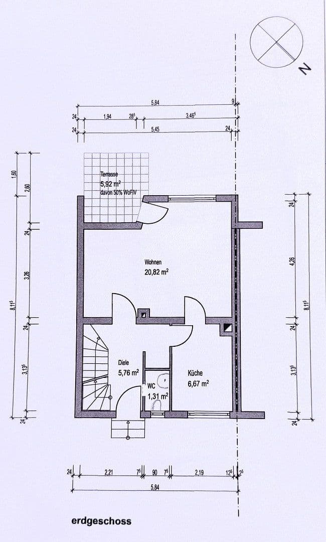 Predaj domu 91 m², pozemek 341 m², Kriftel, Hesensko Predaj domu 91 m², pozemek 341 m², Kriftel, Hesensko