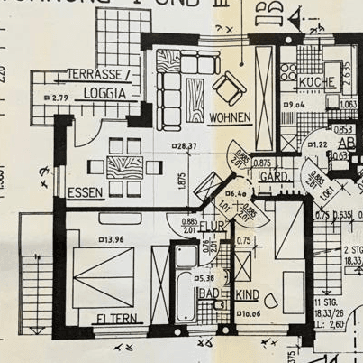 Prenájom bytu 3-izbový 77 m², Kolberger Straße 19, Fürstenau, Dolné Sasko Prenájom bytu 3-izbový 77 m², Kolberger Straße 19, Fürstenau, Dolné Sasko