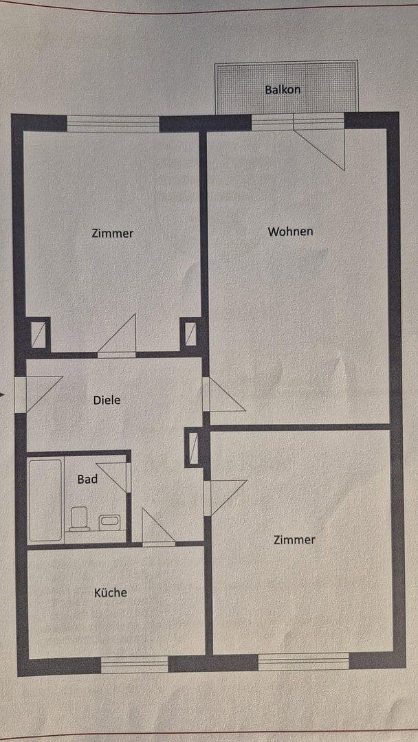 Prenájom bytu 3-izbový 76 m², Merseburg, Sasko-Anhaltsko Prenájom bytu 3-izbový 76 m², Merseburg, Sasko-Anhaltsko