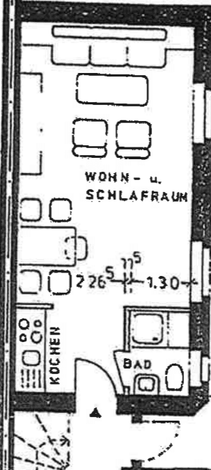 Prenájom bytu 1-izbový 30 m², Stockkampstraße 12, Düsseldorf, Severné Porýnie - Westfálsko Prenájom bytu 1-izbový 30 m², Stockkampstraße 12, Düsseldorf, Severné Porýnie - Westfálsko