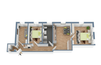 Prenájom bytu 4-izbový 67 m², Adlerstraße 10, Merkendorf, Bavorsko Prenájom bytu 4-izbový 67 m², Adlerstraße 10, Merkendorf, Bavorsko