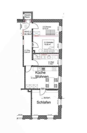 Prenájom bytu 4-izbový 67 m², Adlerstraße 10, Merkendorf, Bavorsko Prenájom bytu 4-izbový 67 m², Adlerstraße 10, Merkendorf, Bavorsko