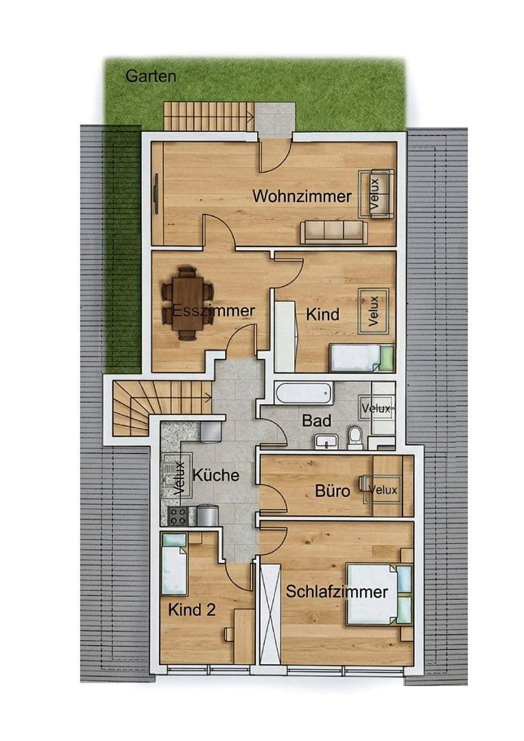 Prenájom bytu 4-izbový 90 m², Buchholz in der Nordheide, Dolné Sasko Prenájom bytu 4-izbový 90 m², Buchholz in der Nordheide, Dolné Sasko