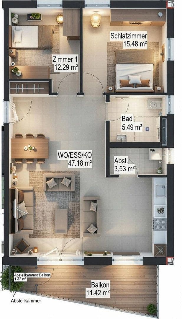 Prenájom bytu 3-izbový 94 m², Im Dorf 100B, Nordrach, Bádensko-Wurttembersko Prenájom bytu 3-izbový 94 m², Im Dorf 100B, Nordrach, Bádensko-Wurttembersko