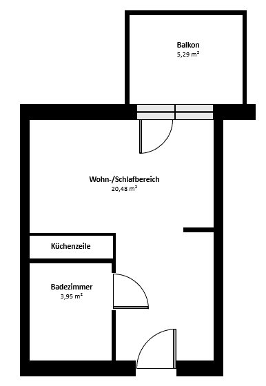 Prenájom bytu 1-izbový 30 m², Krankenhausstraße, Nabburg, Bavorsko Prenájom bytu 1-izbový 30 m², Krankenhausstraße, Nabburg, Bavorsko
