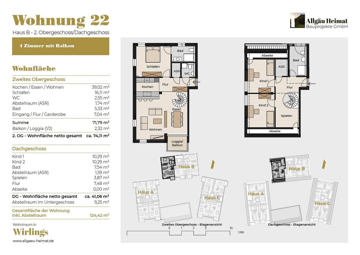 Predaj bytu 4-izbový 116 m², Buchenberger Straße 19b, Buchenberg, Bavorsko Predaj bytu 4-izbový 116 m², Buchenberger Straße 19b, Buchenberg, Bavorsko