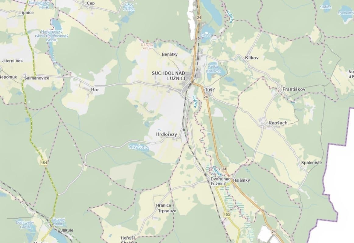 Predaj pozemku 789 m², Suchdol nad Lužnicí, Jihočeský kraj Predaj pozemku 789 m², Suchdol nad Lužnicí, Jihočeský kraj
