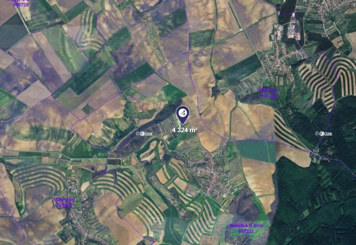Predaj pozemku 4.324 m², Kobeřice u Brna, Jihomoravský kraj Predaj pozemku 4.324 m², Kobeřice u Brna, Jihomoravský kraj