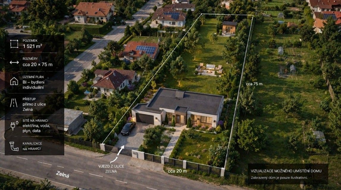 Predaj pozemku 1.521 m², Brno, Jihomoravský kraj Predaj pozemku 1.521 m², Brno, Jihomoravský kraj