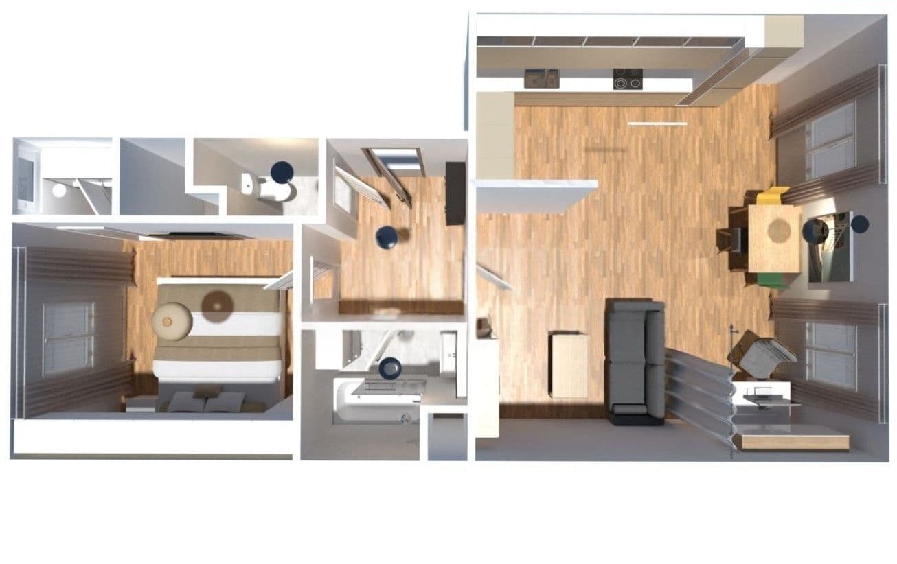 Predaj bytu 2-izbový 55 m², Na Václavce, Praha, Praha Predaj bytu 2-izbový 55 m², Na Václavce, Praha, Praha