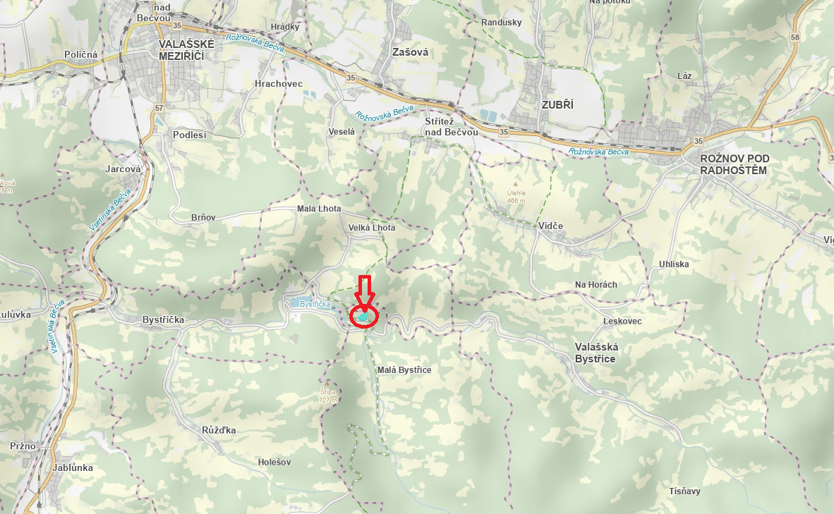 Predaj pozemku 5.829 m², Malá Bystřice, Zlínský kraj Predaj pozemku 5.829 m², Malá Bystřice, Zlínský kraj