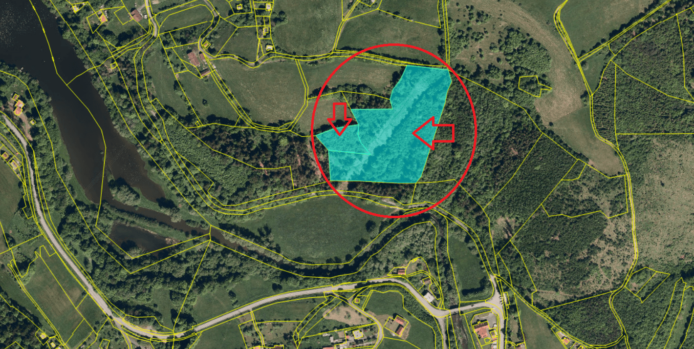 Predaj pozemku 5.829 m², Malá Bystřice, Zlínský kraj Predaj pozemku 5.829 m², Malá Bystřice, Zlínský kraj