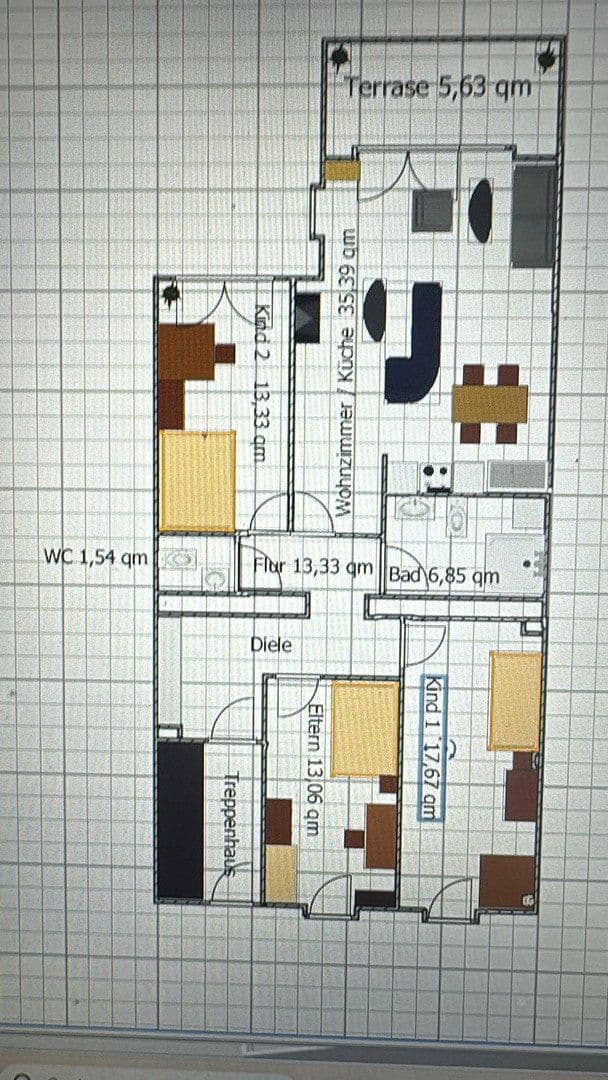 Prenájom bytu 4-izbový 107 m², Berliner Str. 911, Köln, Severné Porýnie - Westfálsko Prenájom bytu 4-izbový 107 m², Berliner Str. 911, Köln, Severné Porýnie - Westfálsko