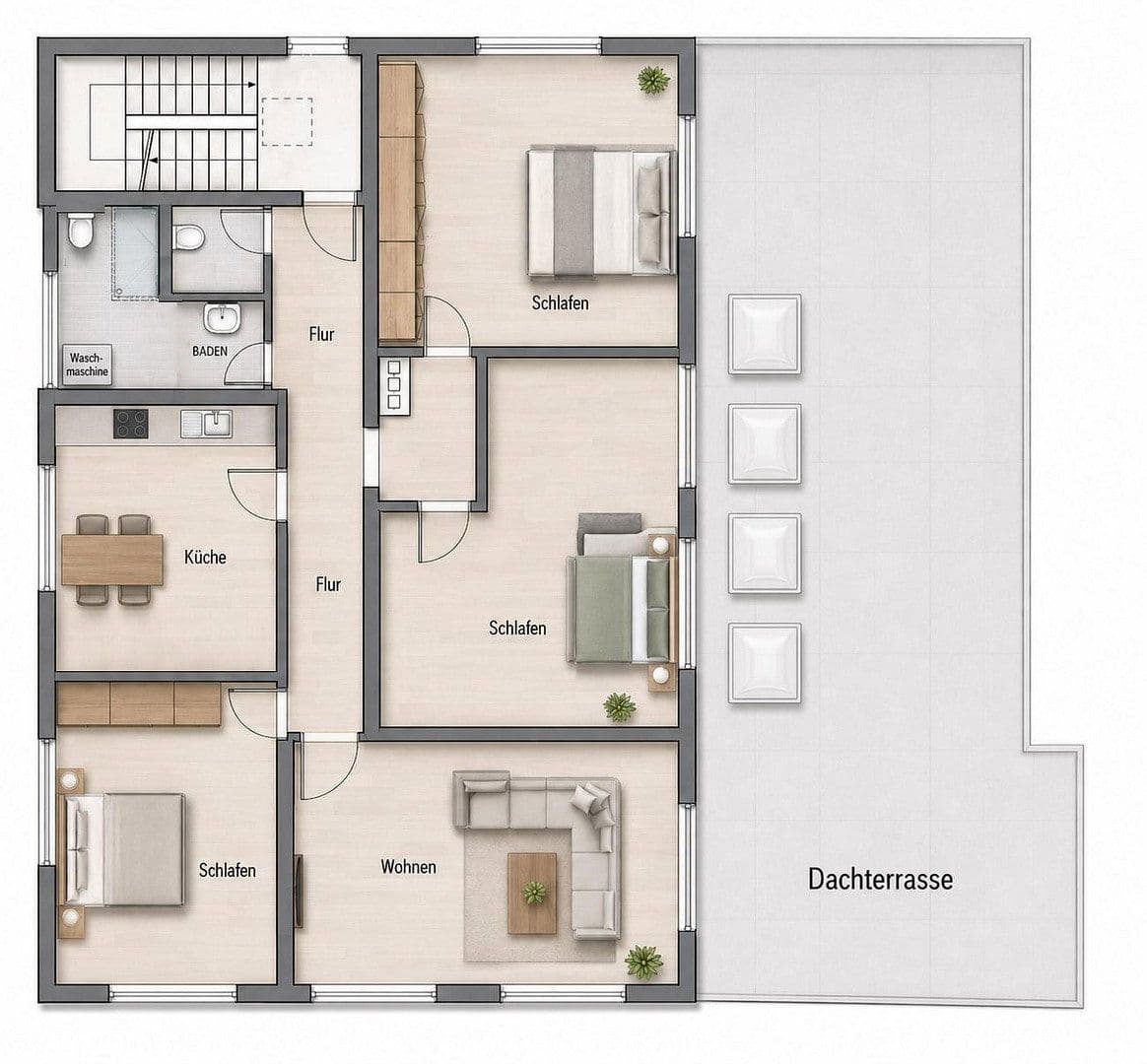 Prenájom bytu 4-izbový 138 m², Kappel-Grafenhausen, Bádensko-Wurttembersko Prenájom bytu 4-izbový 138 m², Kappel-Grafenhausen, Bádensko-Wurttembersko