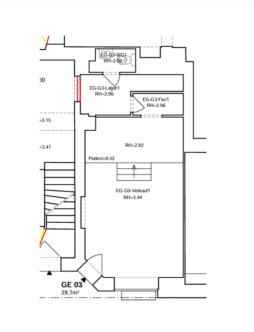 Prenájom nebytového priestoru 60 m², Reichsstraße 104, Berlin, Berlín Prenájom nebytového priestoru 60 m², Reichsstraße 104, Berlin, Berlín