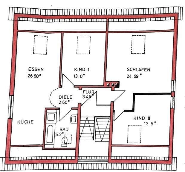 Prenájom bytu 4-izbový 86 m², Gernotstraße, Gernsheim, Hesensko Prenájom bytu 4-izbový 86 m², Gernotstraße, Gernsheim, Hesensko