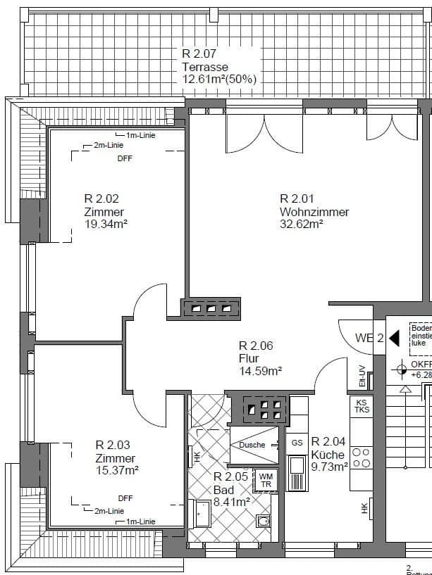 Prenájom bytu 3-izbový 113 m², Bismarckstr. 1, Berlin, Berlín Prenájom bytu 3-izbový 113 m², Bismarckstr. 1, Berlin, Berlín