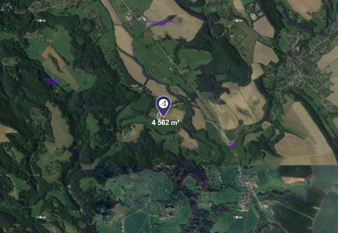 Predaj pozemku 4.562 m², Hrubá Skála, Liberecký kraj Predaj pozemku 4.562 m², Hrubá Skála, Liberecký kraj