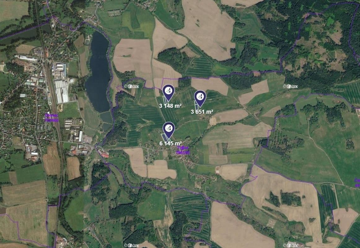 Predaj pozemku 12.944 m², Tojice, Plzeňský kraj Predaj pozemku 12.944 m², Tojice, Plzeňský kraj