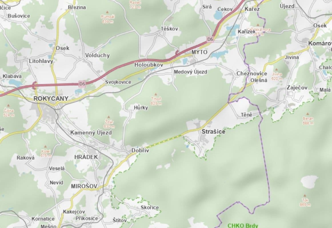 Predaj pozemku 6.970 m², Strašice, Plzeňský kraj Predaj pozemku 6.970 m², Strašice, Plzeňský kraj