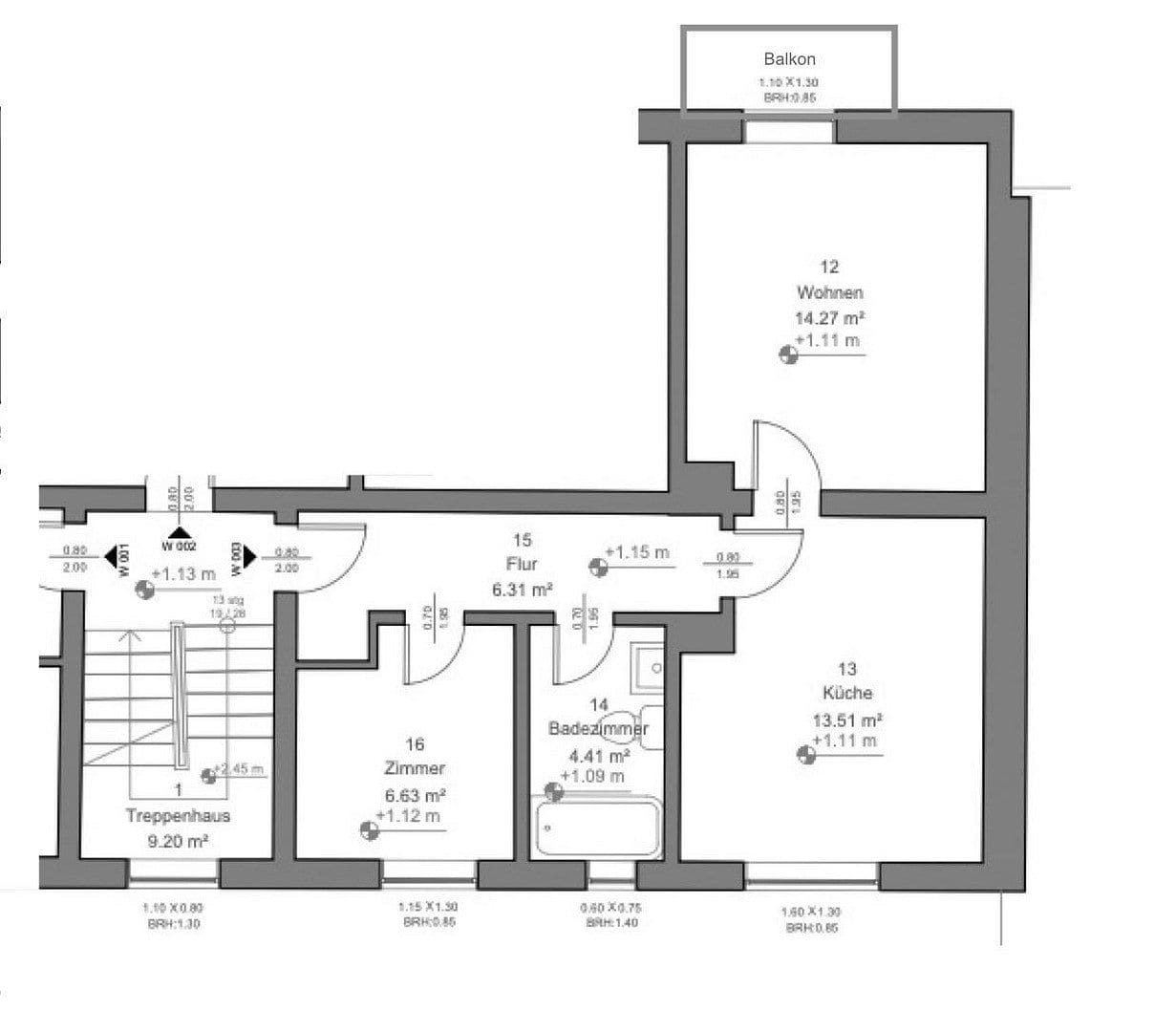 Prenájom bytu 2-izbový 48 m², Schwäbelstraße 2, Schwandorf, Bavorsko Prenájom bytu 2-izbový 48 m², Schwäbelstraße 2, Schwandorf, Bavorsko