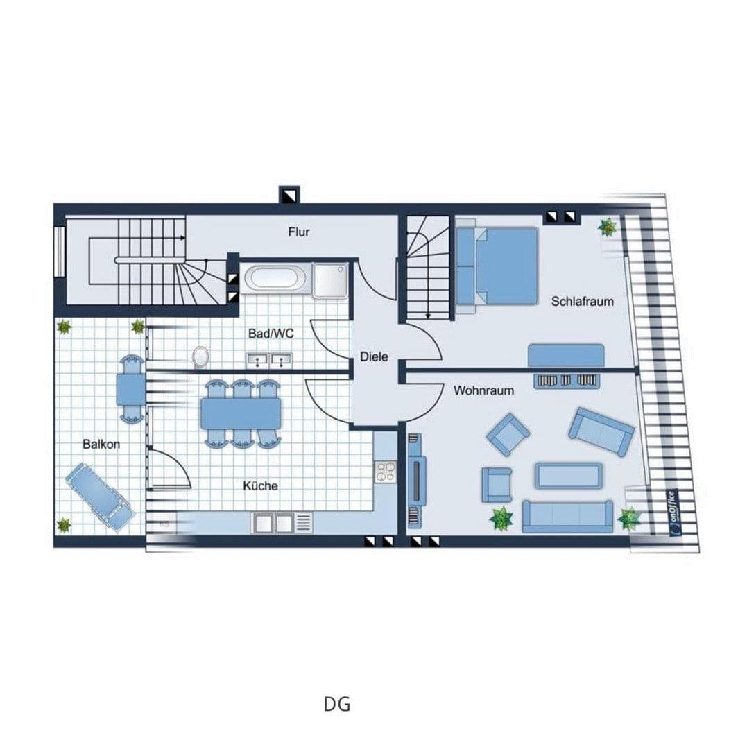 Prenájom bytu 2-izbový 60 m², Friedrichstraße22, Bonn, Severné Porýnie - Westfálsko Prenájom bytu 2-izbový 60 m², Friedrichstraße22, Bonn, Severné Porýnie - Westfálsko