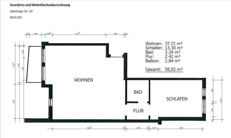 Prenájom bytu 2-izbový 58 m², Überlinger Str. 59, Singen (Hohentwiel), Bádensko-Wurttembersko Prenájom bytu 2-izbový 58 m², Überlinger Str. 59, Singen (Hohentwiel), Bádensko-Wurttembersko