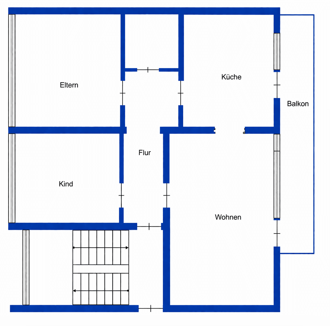 Prenájom bytu 3-izbový 73 m², Virgiliastraße 23, Essen, Severné Porýnie - Westfálsko Prenájom bytu 3-izbový 73 m², Virgiliastraße 23, Essen, Severné Porýnie - Westfálsko