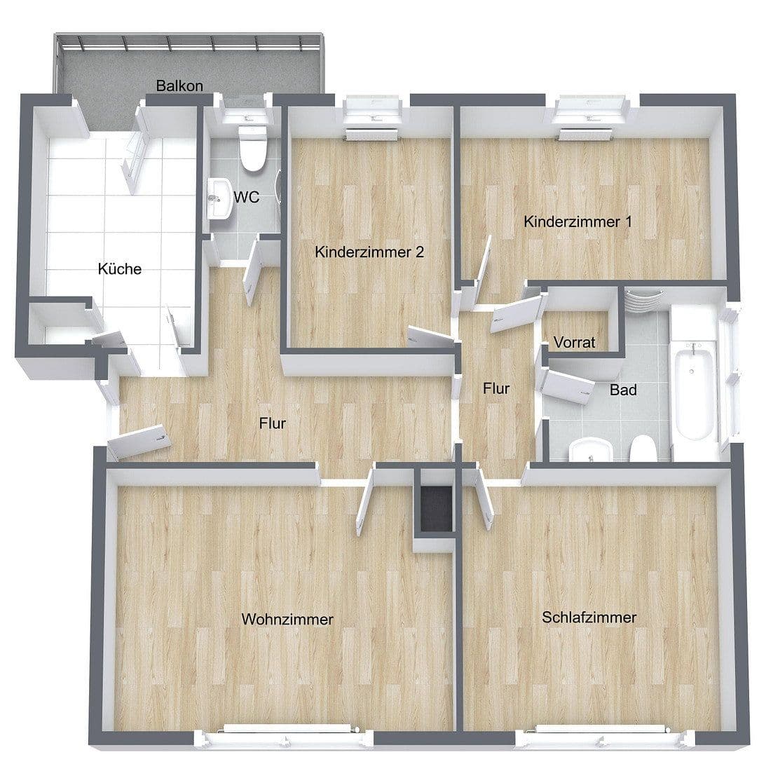 Prenájom bytu 4-izbový 93 m², Castrop-Rauxel, Severné Porýnie - Westfálsko Prenájom bytu 4-izbový 93 m², Castrop-Rauxel, Severné Porýnie - Westfálsko
