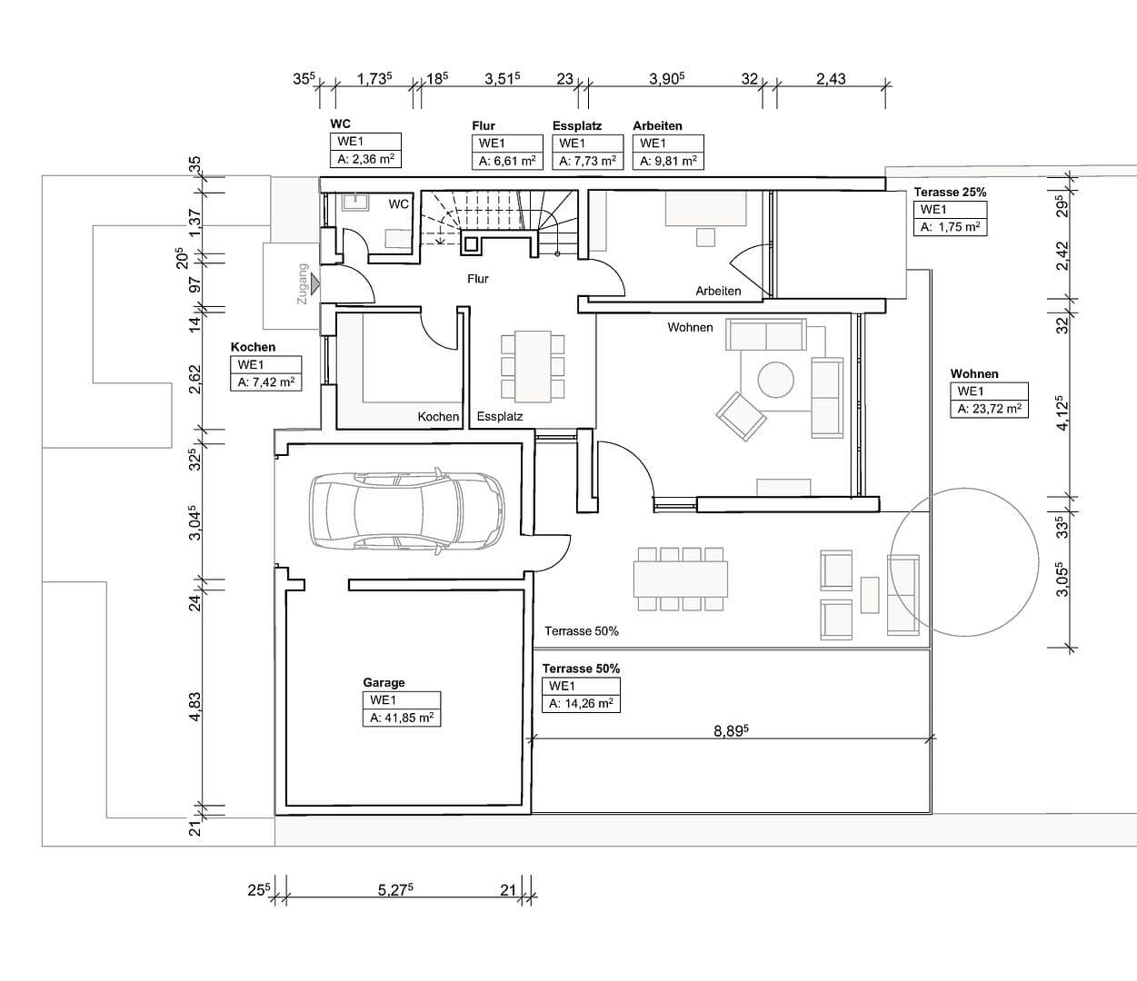 Predaj domu 128 m², pozemek 512 m², Maria-Eich-Str. 17a, Gräfelfing, Bavorsko Predaj domu 128 m², pozemek 512 m², Maria-Eich-Str. 17a, Gräfelfing, Bavorsko