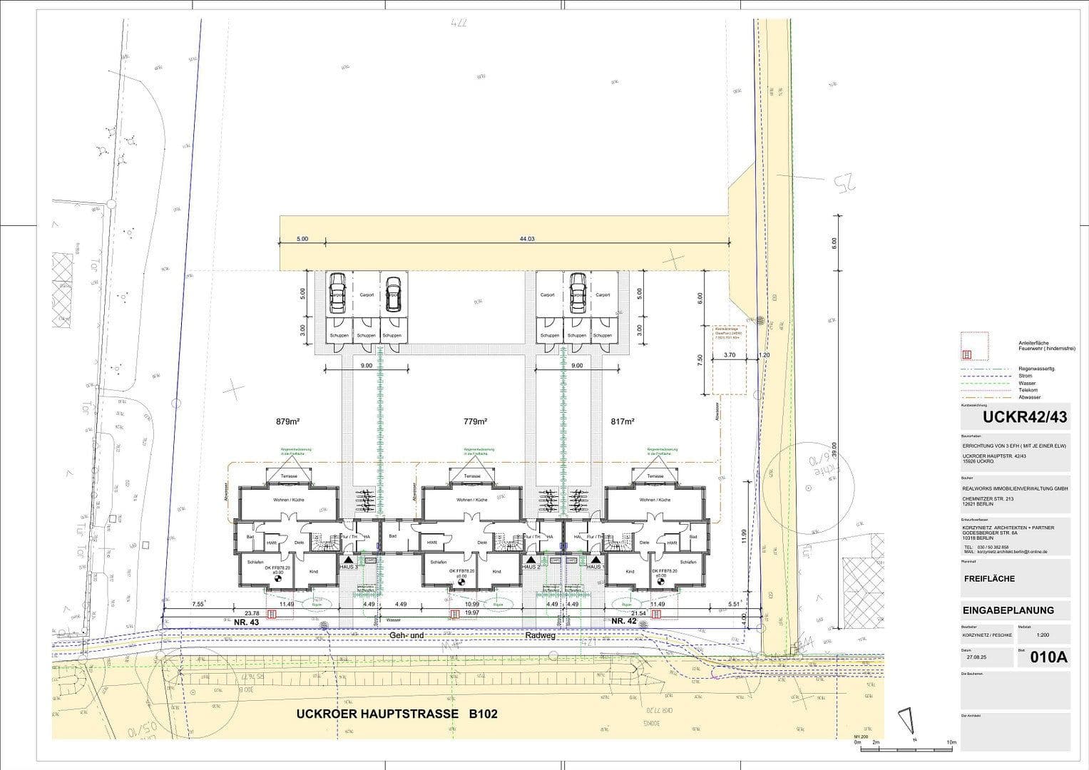 Predaj pozemku 879 m², Uckroer Hauptstraße 42–43, Luckau, Brandenbursko Predaj pozemku 879 m², Uckroer Hauptstraße 42–43, Luckau, Brandenbursko