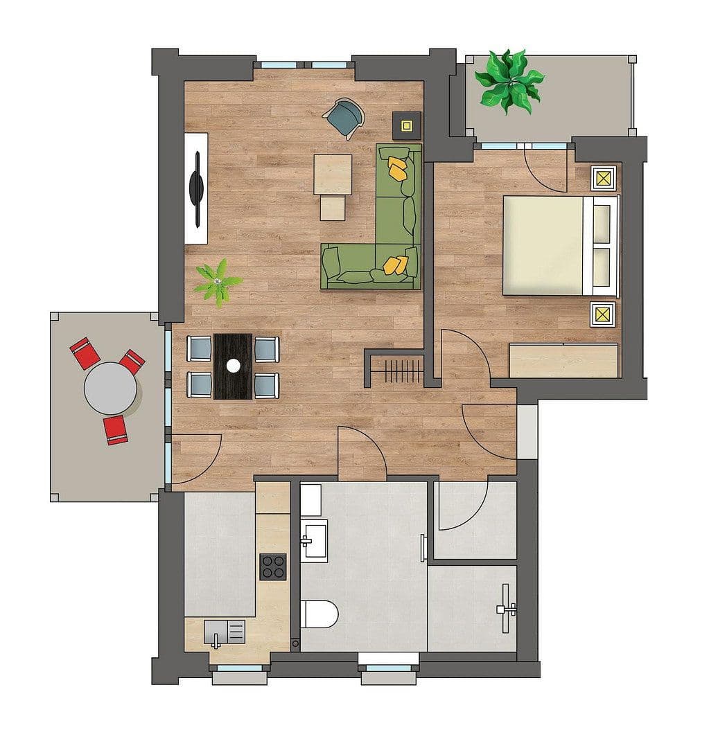 Predaj bytu 2-izbový 75 m², An der Surheide 1 A, Ottersberg, Dolné Sasko Predaj bytu 2-izbový 75 m², An der Surheide 1 A, Ottersberg, Dolné Sasko