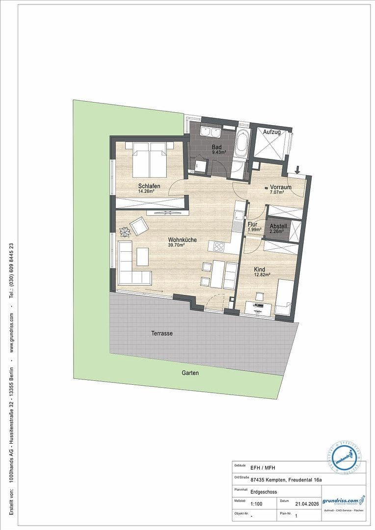 Predaj bytu 3-izbový 103 m², Kempten (Allgäu), Bavorsko Predaj bytu 3-izbový 103 m², Kempten (Allgäu), Bavorsko