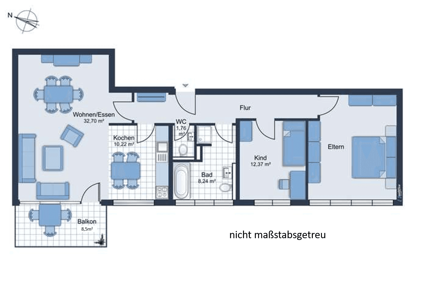 Prenájom bytu 3-izbový 106 m², Wiedenhof 1, Haan, Severné Porýnie - Westfálsko Prenájom bytu 3-izbový 106 m², Wiedenhof 1, Haan, Severné Porýnie - Westfálsko