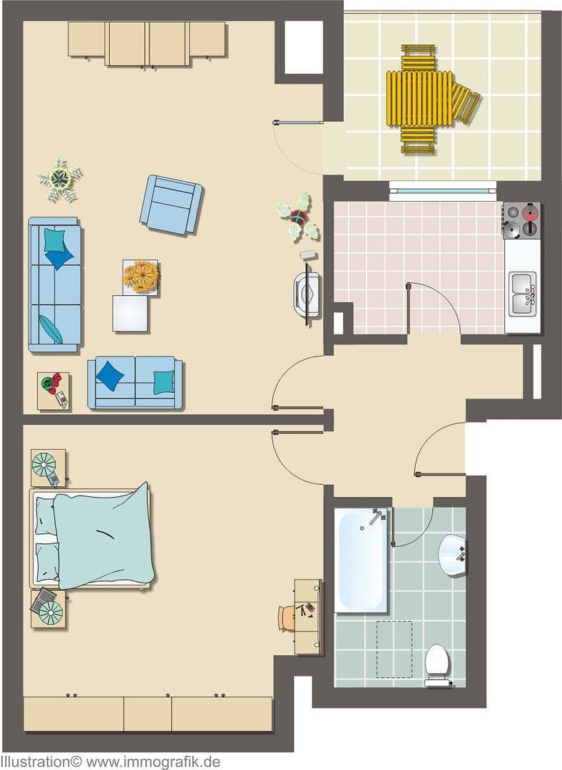Prenájom bytu 3-izbový 87 m², Artilleriestraße 19, Köln, Severné Porýnie - Westfálsko Prenájom bytu 3-izbový 87 m², Artilleriestraße 19, Köln, Severné Porýnie - Westfálsko