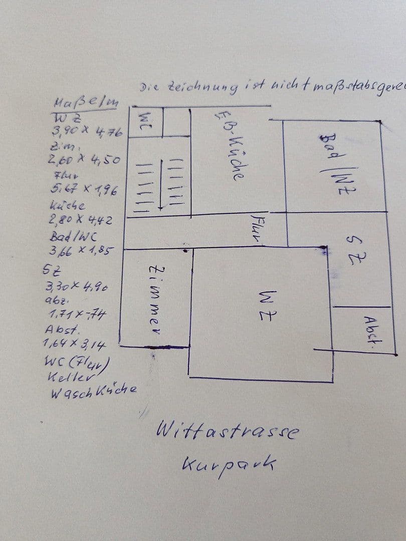 Prenájom bytu 3-izbový 75 m², Wittastrasse 12, Bad Hersfeld, Hesensko Prenájom bytu 3-izbový 75 m², Wittastrasse 12, Bad Hersfeld, Hesensko