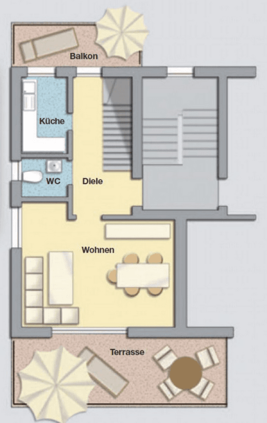 Prenájom bytu 3-izbový 73 m², Korntal-Münchingen, Bádensko-Wurttembersko Prenájom bytu 3-izbový 73 m², Korntal-Münchingen, Bádensko-Wurttembersko