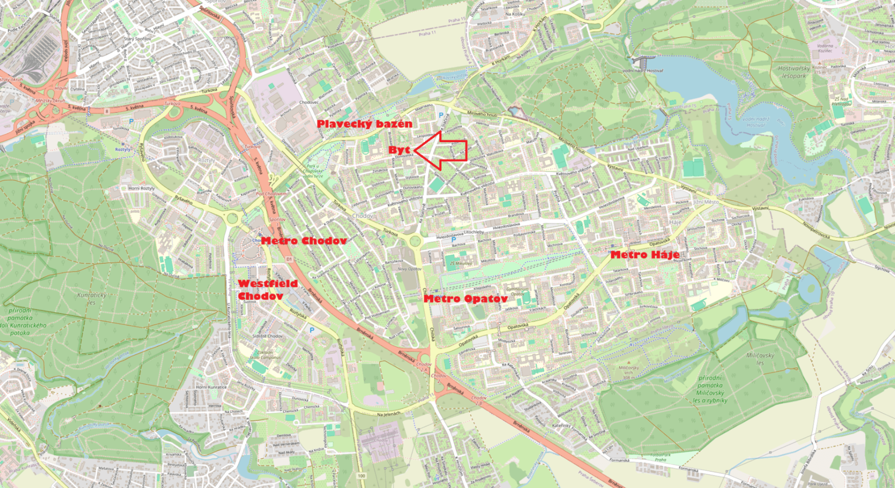 Predaj bytu 3-izbový 77 m², Brodského, Praha, Praha Predaj bytu 3-izbový 77 m², Brodského, Praha, Praha