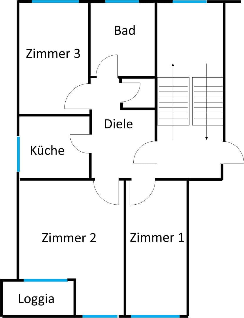 Prenájom bytu 3-izbový 70 m², Ringstraße 95, Kamp-Lintfort, Severné Porýnie - Westfálsko Prenájom bytu 3-izbový 70 m², Ringstraße 95, Kamp-Lintfort, Severné Porýnie - Westfálsko