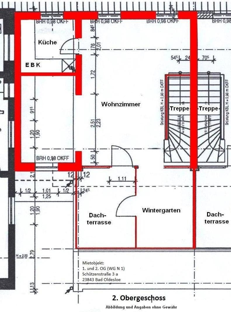 Prenájom bytu 2-izbový 86 m², Schützenstraße 3 a, Bad Oldesloe, Šlezvicko-Holštajnsko Prenájom bytu 2-izbový 86 m², Schützenstraße 3 a, Bad Oldesloe, Šlezvicko-Holštajnsko