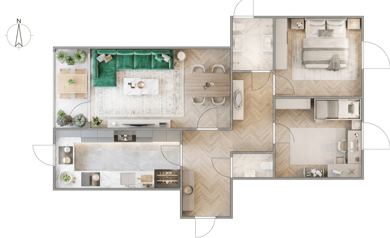 Predaj bytu 3-izbový 79 m², Am Stadtweiher 5, Erkrath, Severné Porýnie - Westfálsko Predaj bytu 3-izbový 79 m², Am Stadtweiher 5, Erkrath, Severné Porýnie - Westfálsko